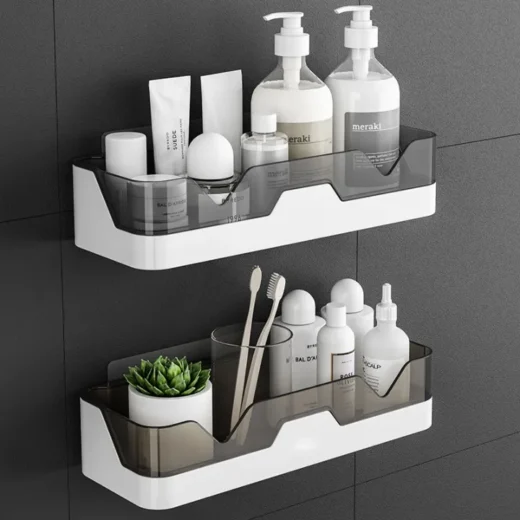 Bathroom Rack Shelf Wall Mount Shower Storage Waterproof Rack Home Toilet Organizer Shampoo Shelves