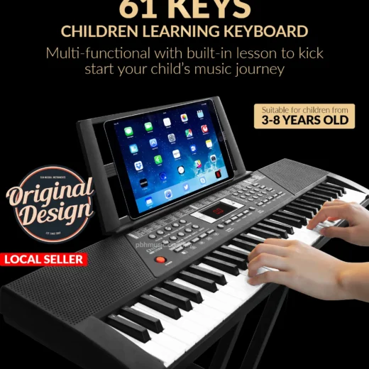 Piano BLW EK-61C 61 Keys Children Electric Piano Digital Electronic Learning Keyboard Package Alat Muzik 电子琴