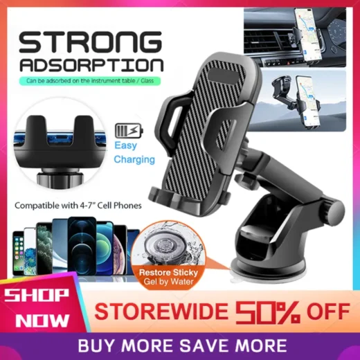 Universal Car Phone Holder Car Mount 360°Mount Stand Dashboard Holder GPS Telefon Mobile Cell Car Mobile Phone Bracket Clip Car Holder For Phone