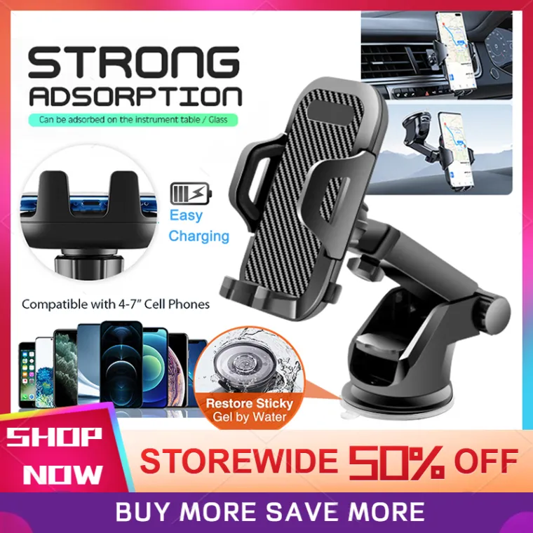 Universal Car Phone Holder Car Mount 360°Mount Stand Dashboard Holder GPS Telefon Mobile Cell Car Mobile Phone Bracket Clip Car Holder For Phone