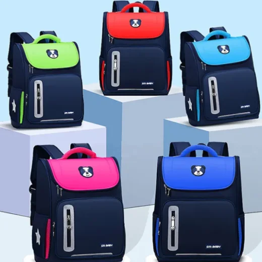 Ready Stock -Children School Bags for Student Boys Girls Big School Backpack Waterproof Kids Book Bag Travel Gift -BR02
