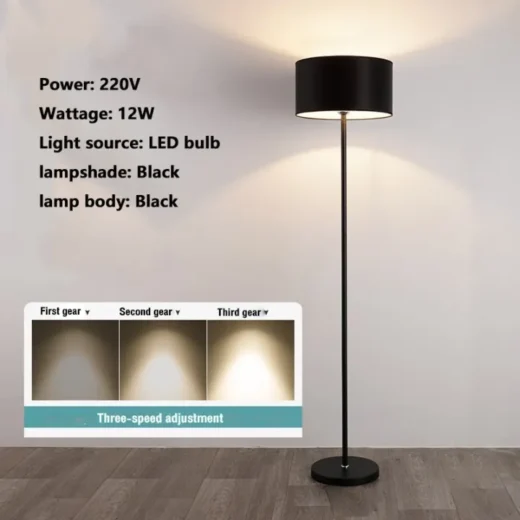 LED Floor Lamp Stand Lamp Standing Lamp Reading Lamp Bedside Lamp Floor Lamp Lampu Lantai Lampu Hiasan Floor Lamp Belajar