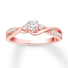 Brown Diamond Ring 1-1/2 ct tw Round 14K Yellow Gold
