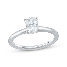 Diamond Earrings 1/2 ct tw Round-cut 10K White Gold