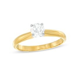 Diamond Engagement Ring 2 ct tw Round-cut 14K White Gold