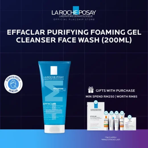 La Roche-Posay Effaclar Purifying Foaming Gel - Cleanser for Oily Acne-prone Skin (200ml / 400ml/ 400ml refill)